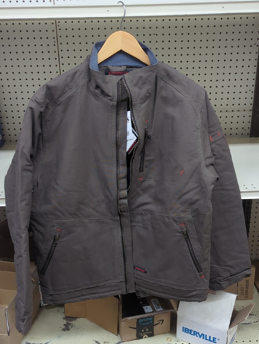 Men's Gray Utility Jacket